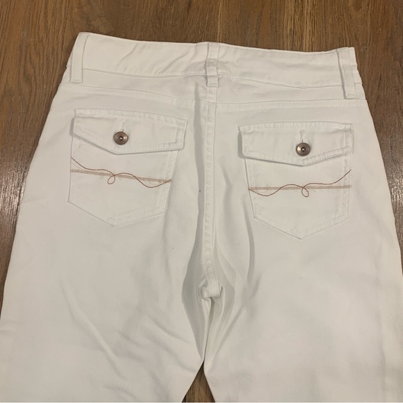 Lee Jeans White Capri Size 6 Medium - Picture 6 of 8